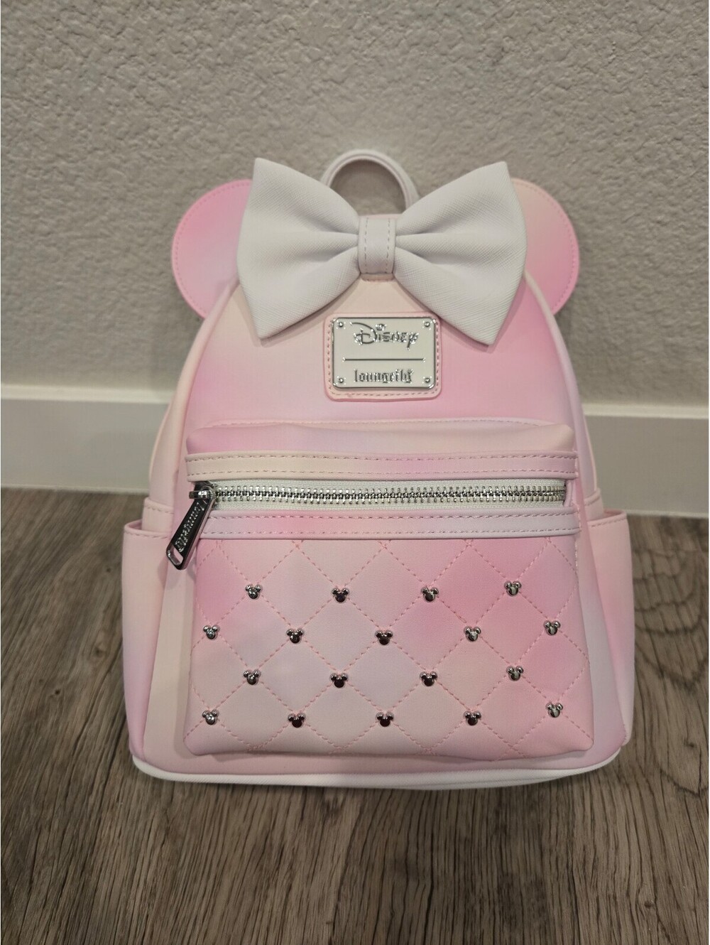Disney Loungefly Minnie Mouse Pink Ombre Backpack